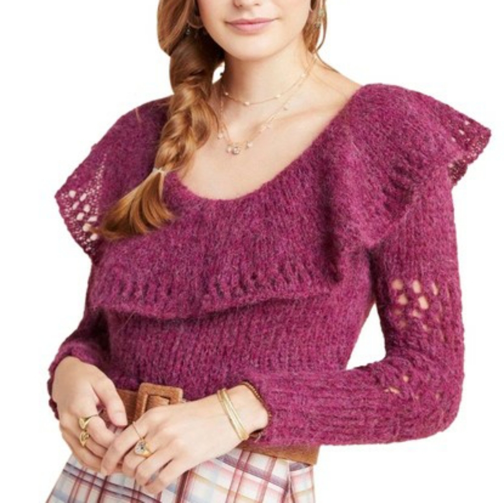 Anthropologie Gemma Alpaca Sweater - Picture 1 of 3